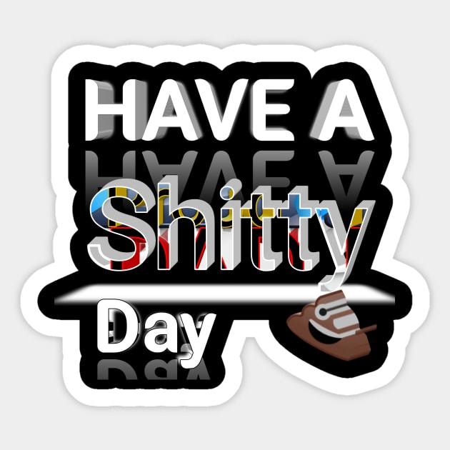 A Shitty day 2020 4D Sticker by perfect x Shopping